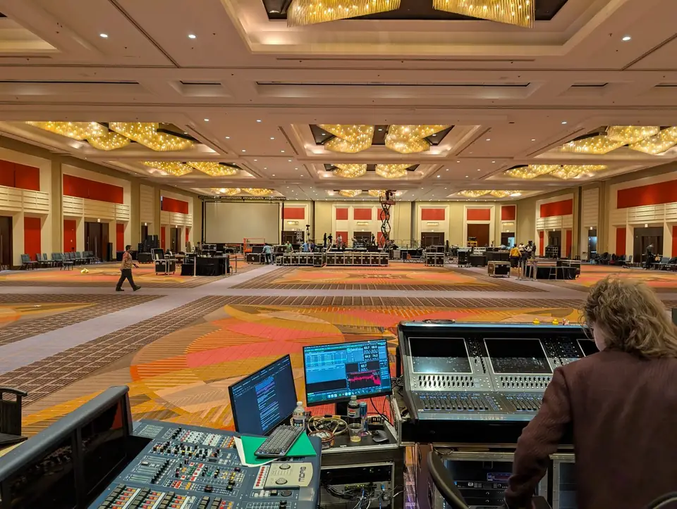 Technical control position during the Midwest FurFest strike